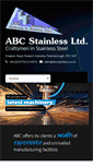 Mobile Screenshot of abcstainless.co.uk