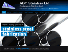 Tablet Screenshot of abcstainless.co.uk